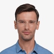 Aegis Silver TitaniumEyeglass Frames for Men from EyeBuyDirect