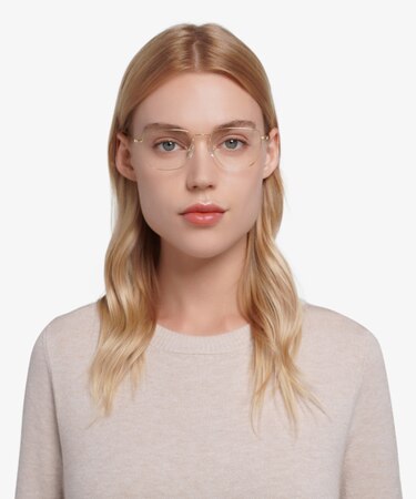 Golden Future -  Vintage Titanium Eyeglasses