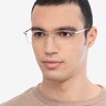 Constant Silver TitaniumEyeglass Frames for Men from EyeBuyDirect