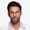Decider Black TitaniumEyeglass Frames for Men from EyeBuyDirect
