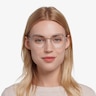 Comet Silver TitaniumEyeglass Frames for Women from EyeBuyDirect
