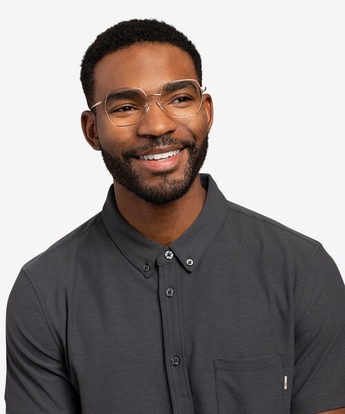 Holistic Or rose TitaniumMontures de lunettes de vue pour Hommes d'EyeBuyDirect