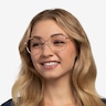 Holistic Or rose TitaniumMontures de lunettes de vue pour Femmes d'EyeBuyDirect