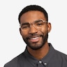 Holistic Gold TitaniumEyeglass Frames for Men from EyeBuyDirect