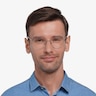 Cecily Silver TitaniumEyeglass Frames for Men from EyeBuyDirect