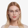 Cecily Silver TitaniumEyeglass Frames for Women from EyeBuyDirect