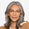 Geometry Rose Gold TitaniumEyeglass Frames for Women from EyeBuyDirect