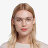 Arbor Silver TitaniumEyeglass Frames for Women from EyeBuyDirect
