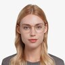 Meteor Rose Gold TitaniumEyeglass Frames for Women from EyeBuyDirect