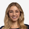 Meteor Gold TitaniumEyeglass Frames for Women from EyeBuyDirect
