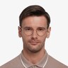 Julia Black & Gold TitaniumEyeglass Frames for Men from EyeBuyDirect