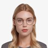 Julia Black & Gold TitaniumEyeglass Frames for Women from EyeBuyDirect