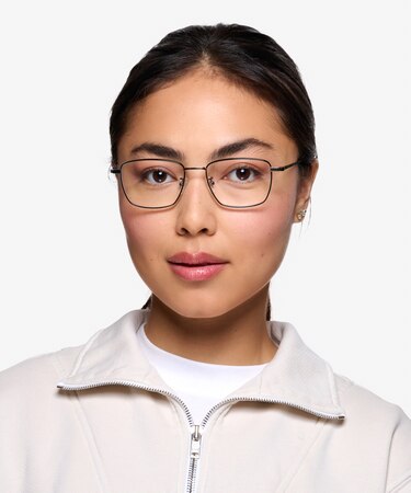 Black Gunmetal Lorem -  Titanium Eyeglasses