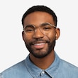 Midtown Gold TitaniumEyeglass Frames for Men from EyeBuyDirect