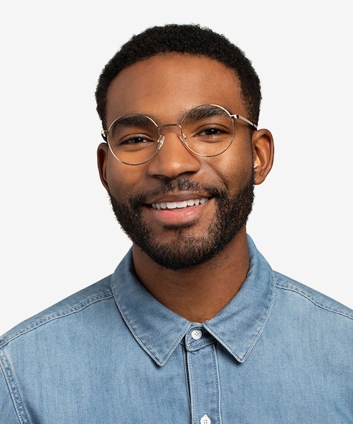 Midtown Gold TitaniumEyeglass Frames for Men from EyeBuyDirect