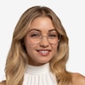 Midtown Gold TitaniumEyeglass Frames for Women from EyeBuyDirect