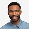 Midtown Silver TitaniumEyeglass Frames for Men from EyeBuyDirect