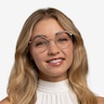 Midtown Silver TitaniumEyeglass Frames for Women from EyeBuyDirect