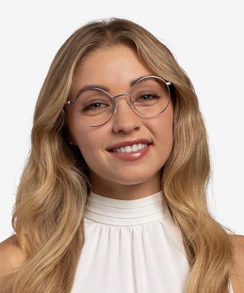 Midtown Silver TitaniumEyeglass Frames for Women from EyeBuyDirect