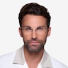 Nate Gold Brown TitaniumEyeglass Frames for Men from EyeBuyDirect