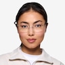 Nate Gold Brown TitaniumEyeglass Frames for Women from EyeBuyDirect