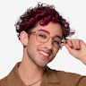Bolton Gold Brown TitaniumEyeglass Frames for Men from EyeBuyDirect