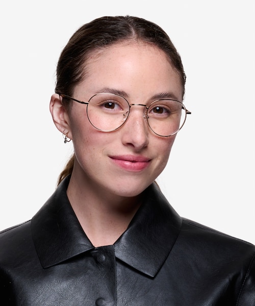 Antone Gold TitaniumEyeglass Frames for Women from EyeBuyDirect