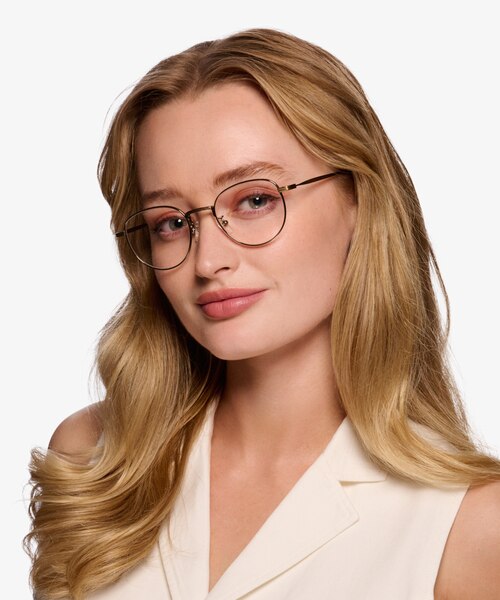 Scottie Bronze TitaniumEyeglass Frames for Women from EyeBuyDirect