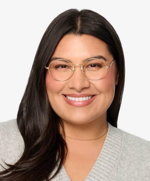 Jonah Gold TitaniumEyeglass Frames for Women from EyeBuyDirect