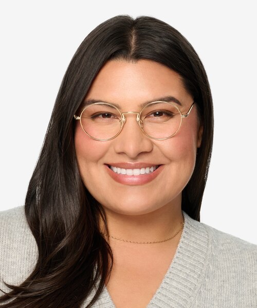 Jonah Gold TitaniumEyeglass Frames for Women from EyeBuyDirect