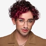 Caspian Silver TitaniumEyeglass Frames for Men from EyeBuyDirect