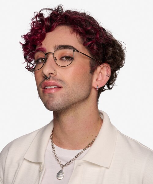 Scottie Gunmetal TitaniumEyeglass Frames for Men from EyeBuyDirect