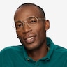 Esto Gold TitaniumEyeglass Frames for Men from EyeBuyDirect