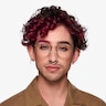 Cassel Black Silver TitaniumEyeglass Frames for Men from EyeBuyDirect