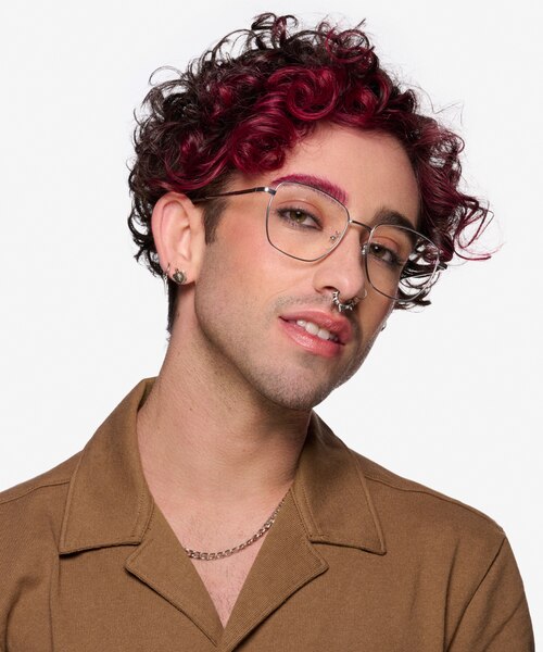 Paolo Gunmetal TitaniumEyeglass Frames for Men from EyeBuyDirect