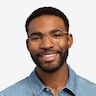 Diana Gold TitaniumEyeglass Frames for Men from EyeBuyDirect