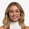 Diana Gold TitaniumEyeglass Frames for Women from EyeBuyDirect