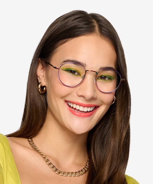 Antone Rainbow TitaniumEyeglass Frames for Women from EyeBuyDirect