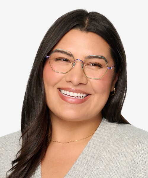 Esto Rainbow TitaniumEyeglass Frames for Women from EyeBuyDirect