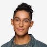 Linus Gold TitaniumEyeglass Frames for Men from EyeBuyDirect