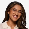Linus Gold TitaniumEyeglass Frames for Women from EyeBuyDirect