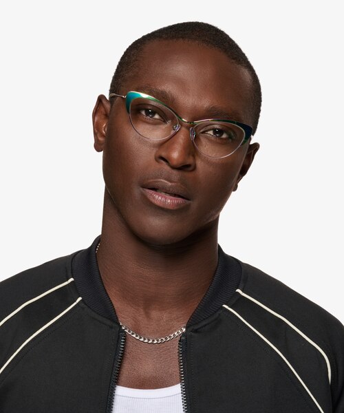 Valerie Rainbow TitaniumEyeglass Frames for Men from EyeBuyDirect