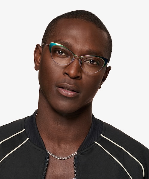 Valerie Rainbow TitaniumEyeglass Frames for Men from EyeBuyDirect