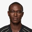 Atlas Shiny Black TitaniumEyeglass Frames for Men from EyeBuyDirect