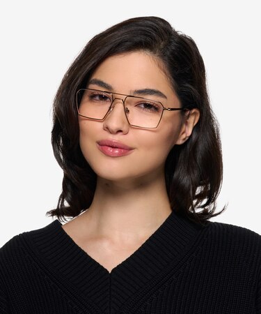 Shiny Copper  Boreas -  Titanium Eyeglasses