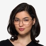 Boreas Shiny Silver TitaniumEyeglass Frames for Women from EyeBuyDirect