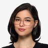 Typhon Shiny Gold TitaniumEyeglass Frames for Women from EyeBuyDirect