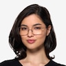 Typhon Matte Silver TitaniumEyeglass Frames for Women from EyeBuyDirect