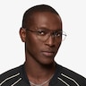 Hercules Shiny Black TitaniumEyeglass Frames for Men from EyeBuyDirect