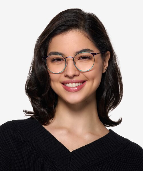 Alsie Rainbow TitaniumEyeglass Frames for Women from EyeBuyDirect